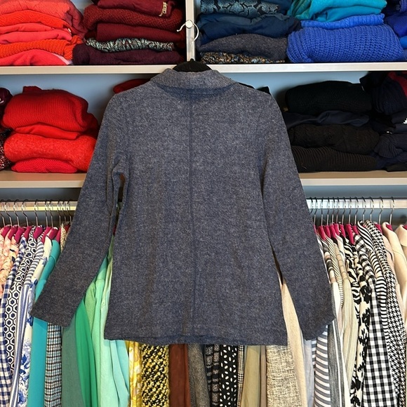 J Crew bluish gray long sleeve turtleneck sweater size XS NWT - Picture 3 of 3
